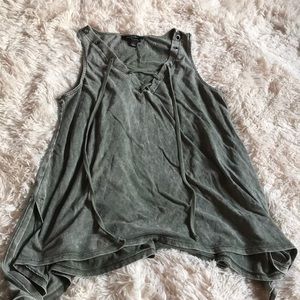 Lace up tank top from Rock and Republic